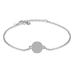 Stříbrný náramek karmický kruh 2EH1213SNA