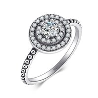 Stříbrný prsten s kamínky vel.54 2MD2103154SPR