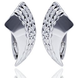 náušnice z bílého zlata