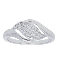 Stříbrný prsten s kamínky 8MY31022350SPR