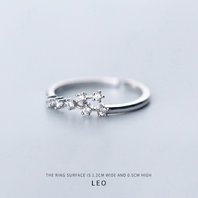 Stříbrný  prsten se zirkony vzor LEV 907B100A1079
