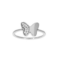 Stříbrný prsten Motýl 2CH18165SPR