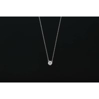 Stříbrný řetízek s přívěskem zirkonu - SCN479-4