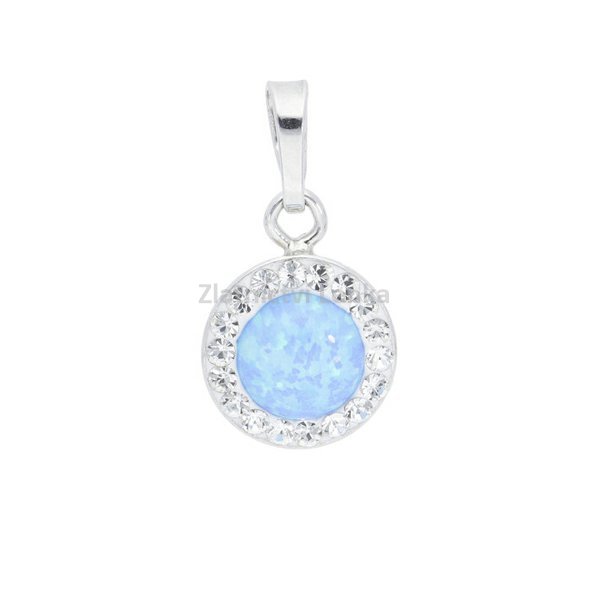 STŘÍBRNÝ PŘÍVĚSEK OPÁL