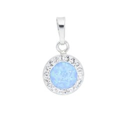 STŘÍBRNÝ PŘÍVĚSEK OPÁL