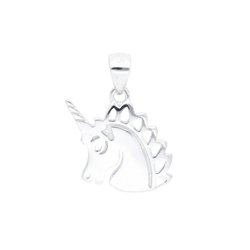 stříbrný přívěsek jednorožec